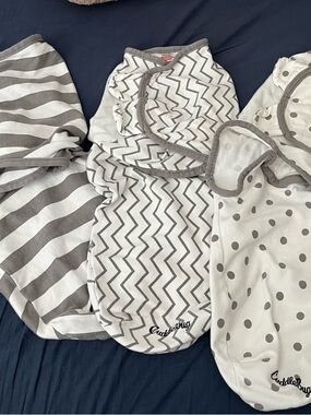 Grey & White Zigzag Baby Sleep Sack